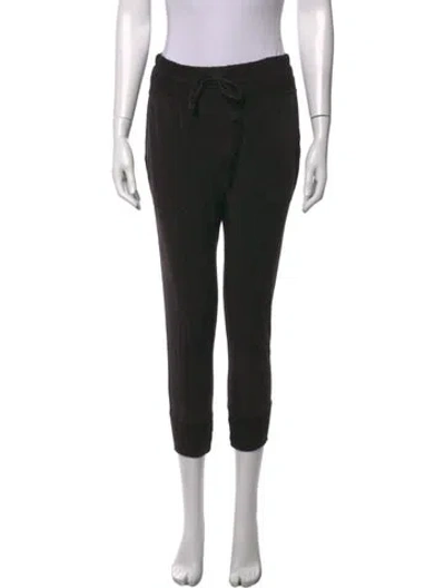 Pre-owned James Perse Straight Leg Pants In Black