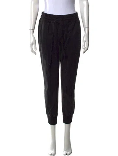 Pre-owned James Perse Straight Leg Pants In Black