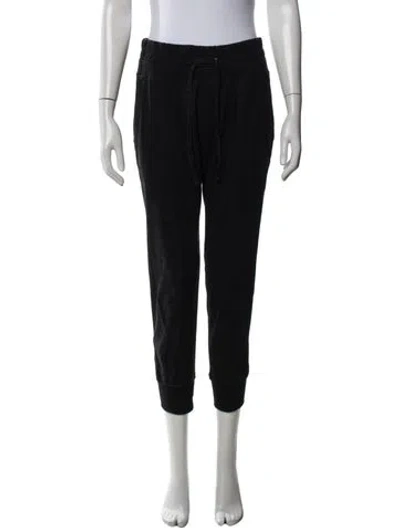 Pre-owned James Perse Straight Leg Pants In Black