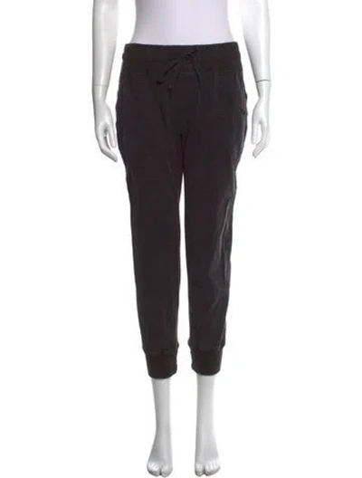 Pre-owned James Perse Straight Leg Pants In Black