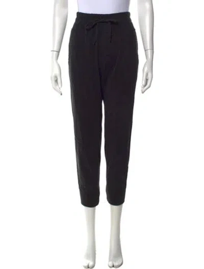 Pre-owned James Perse Straight Leg Pants In Black