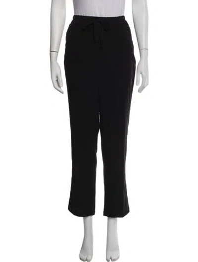 Pre-owned James Perse Straight Leg Pants In Black