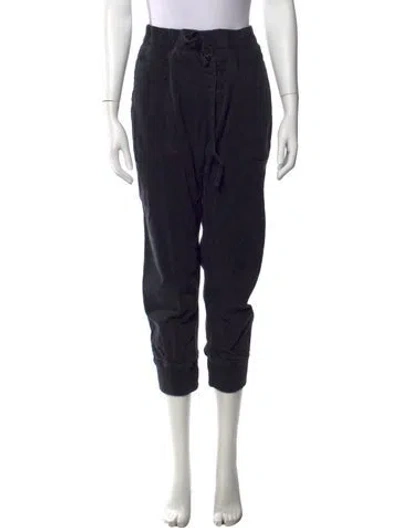 Pre-owned James Perse Straight Leg Pants In Black