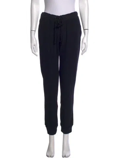 Pre-owned James Perse Straight Leg Pants In Black
