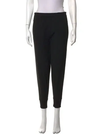 Pre-owned James Perse Straight Leg Pants In Black