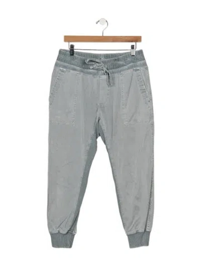 Pre-owned James Perse Straight Leg Pants In Blue