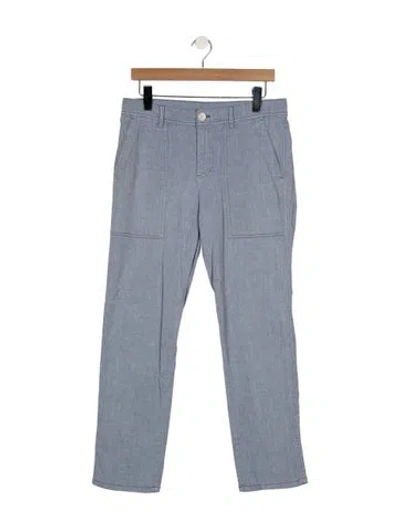 Pre-owned James Perse Straight Leg Pants In Blue