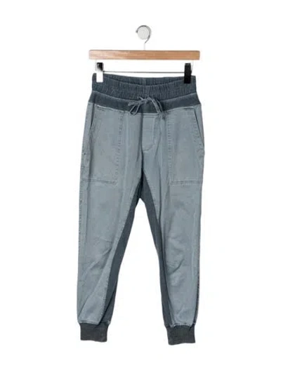 Pre-owned James Perse Straight Leg Pants In Blue