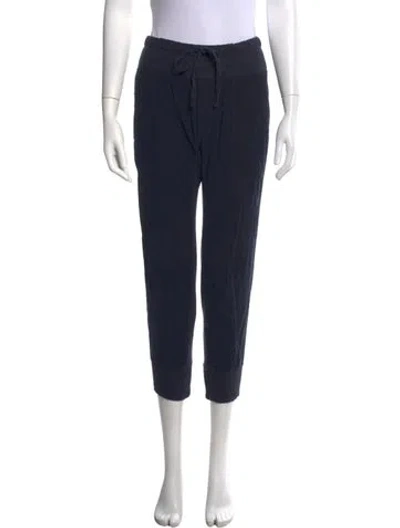 Pre-owned James Perse Straight Leg Pants In Blue