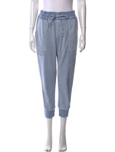 Pre-owned James Perse Straight Leg Pants In Blue