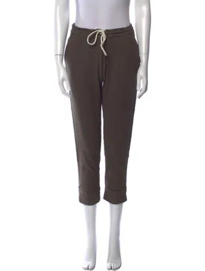 Pre-owned James Perse Straight Leg Pants In Brown