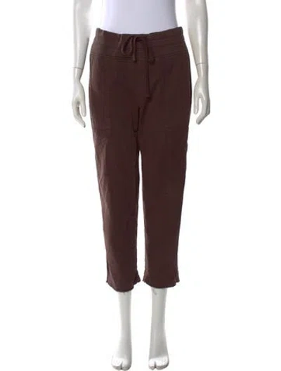 Pre-owned James Perse Straight Leg Pants In Brown
