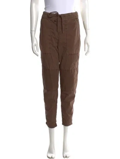 Pre-owned James Perse Straight Leg Pants In Brown