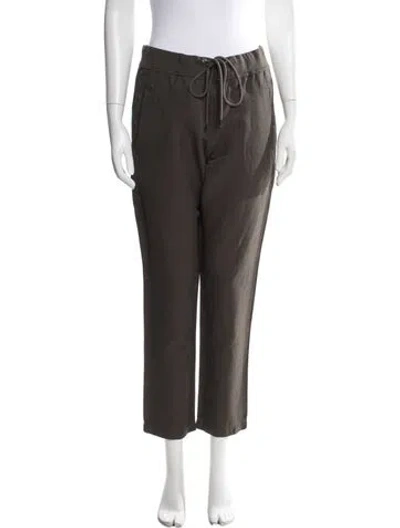 Pre-owned James Perse Straight Leg Pants In Brown