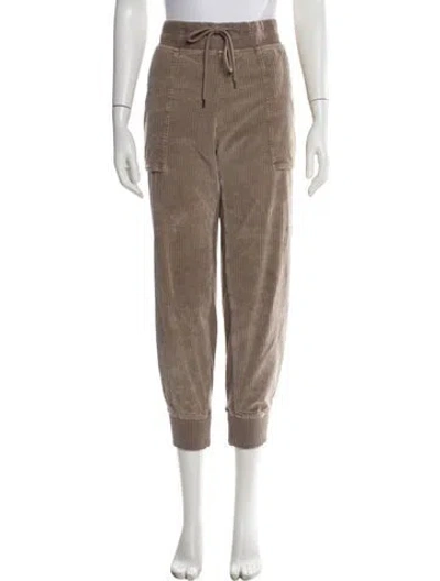 Pre-owned James Perse Straight Leg Pants In Brown