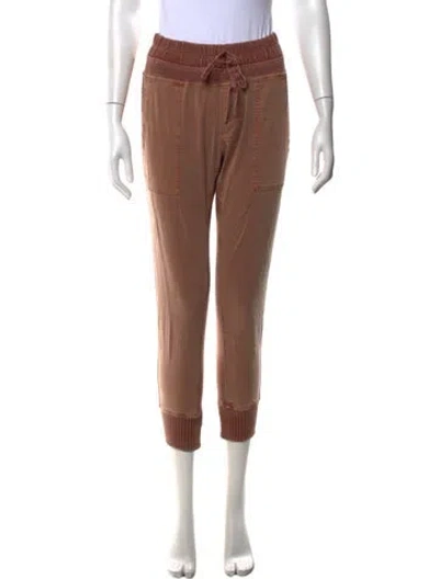 Pre-owned James Perse Straight Leg Pants In Brown