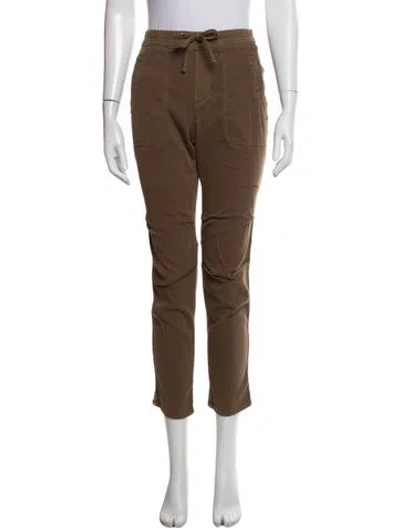 Pre-owned James Perse Straight Leg Pants In Brown