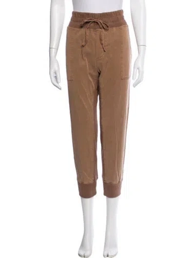 Pre-owned James Perse Straight Leg Pants In Brown