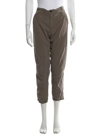 Pre-owned James Perse Straight Leg Pants In Brown