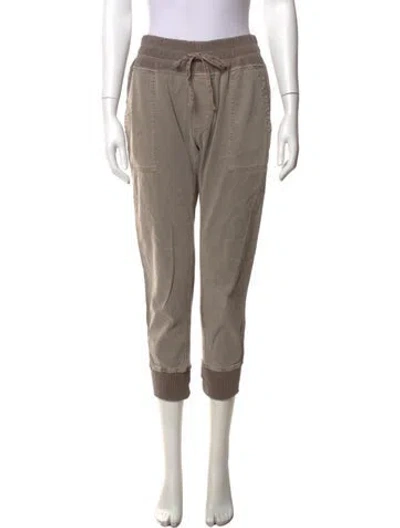 Pre-owned James Perse Straight Leg Pants In Brown