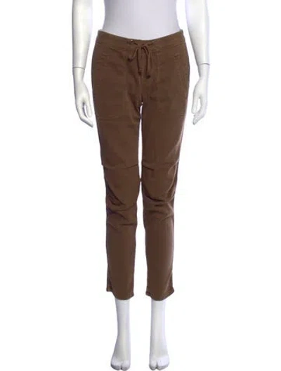 Pre-owned James Perse Straight Leg Pants In Brown