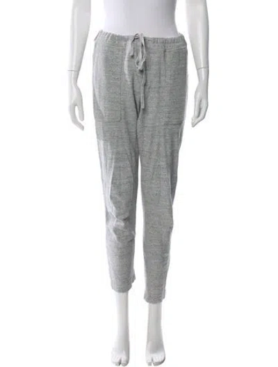 Pre-owned James Perse Straight Leg Pants In Gray