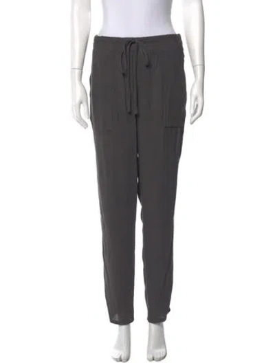 Pre-owned James Perse Straight Leg Pants In Gray