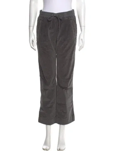 Pre-owned James Perse Straight Leg Pants In Gray
