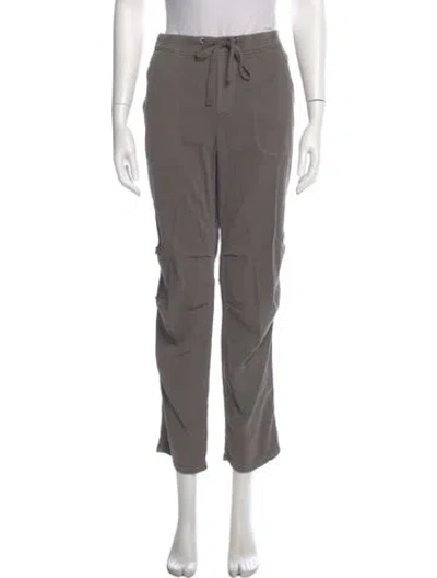 Pre-owned James Perse Straight Leg Pants In Gray