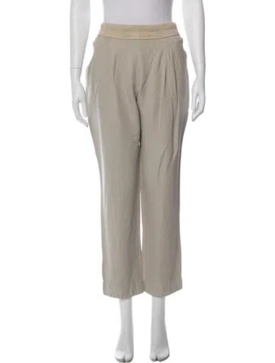 Pre-owned James Perse Straight Leg Pants In Gray