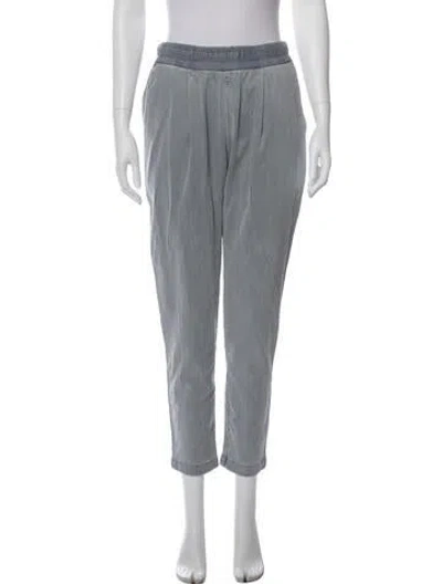 Pre-owned James Perse Straight Leg Pants In Gray