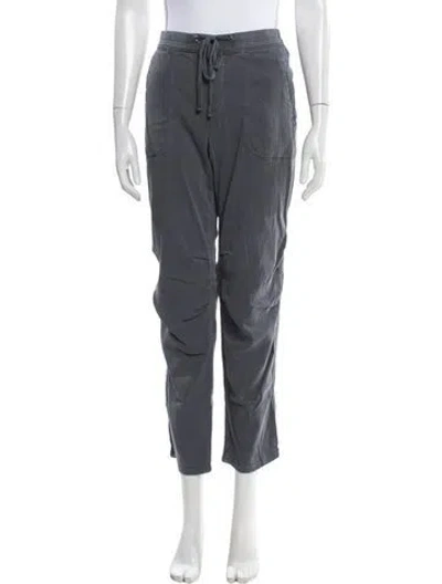 Pre-owned James Perse Straight Leg Pants In Gray