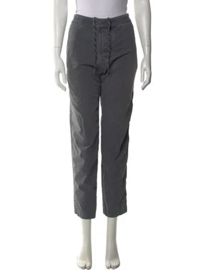 Pre-owned James Perse Straight Leg Pants In Gray