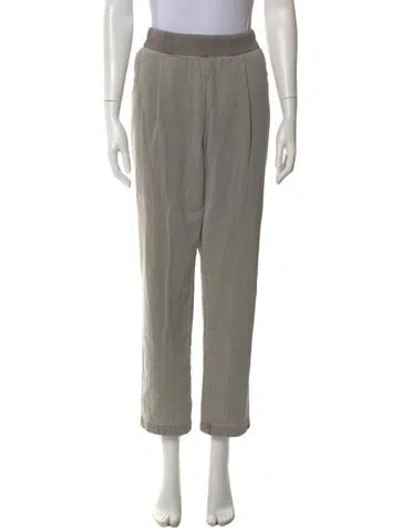 Pre-owned James Perse Straight Leg Pants In Gray