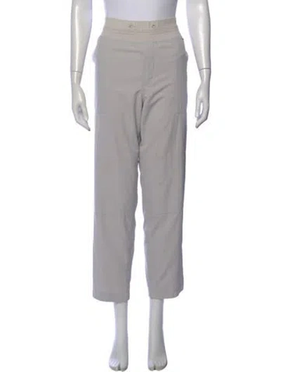Pre-owned James Perse Straight Leg Pants In Gray