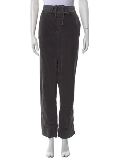 Pre-owned James Perse Straight Leg Pants In Gray