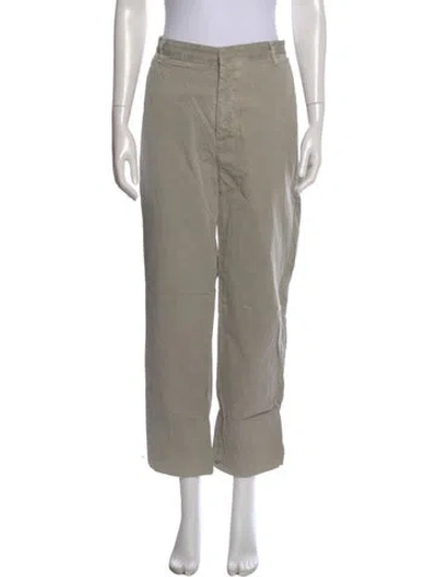 Pre-owned James Perse Straight Leg Pants In Gray