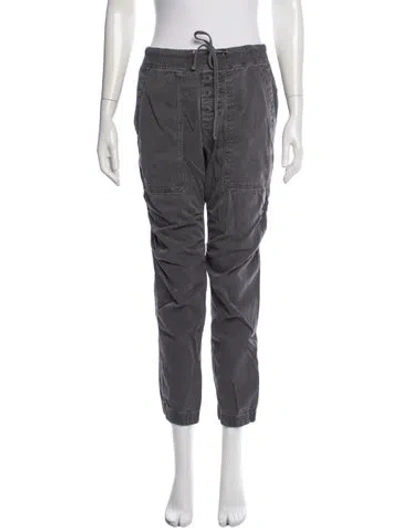 Pre-owned James Perse Straight Leg Pants In Gray
