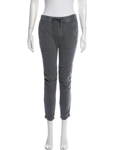 Pre-owned James Perse Straight Leg Pants In Gray