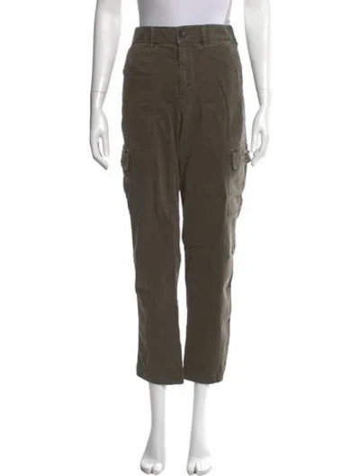 Pre-owned James Perse Straight Leg Pants In Green
