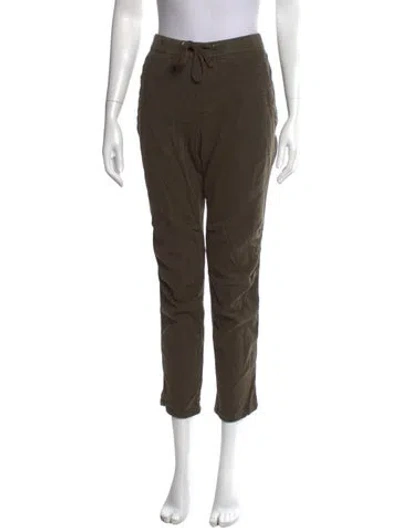 Pre-owned James Perse Straight Leg Pants In Green