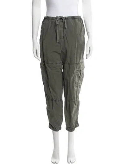 Pre-owned James Perse Straight Leg Pants In Green