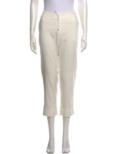 Pre-owned James Perse Straight Leg Pants In Neutral
