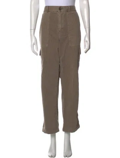 Pre-owned James Perse Straight Leg Pants In Neutral