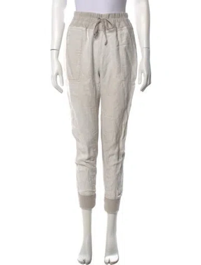 Pre-owned James Perse Straight Leg Pants In Neutrals