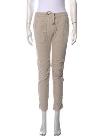 Pre-owned James Perse Straight Leg Pants In Neutrals