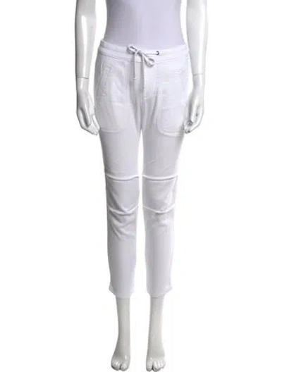 Pre-owned James Perse Straight Leg Pants In White