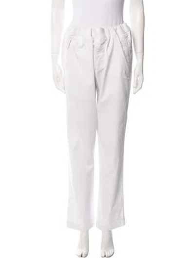 Pre-owned James Perse Straight Leg Pants In White