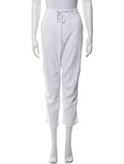 Pre-owned James Perse Straight Leg Pants In White