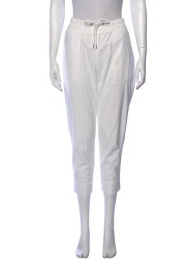 Pre-owned James Perse Straight Leg Pants In White